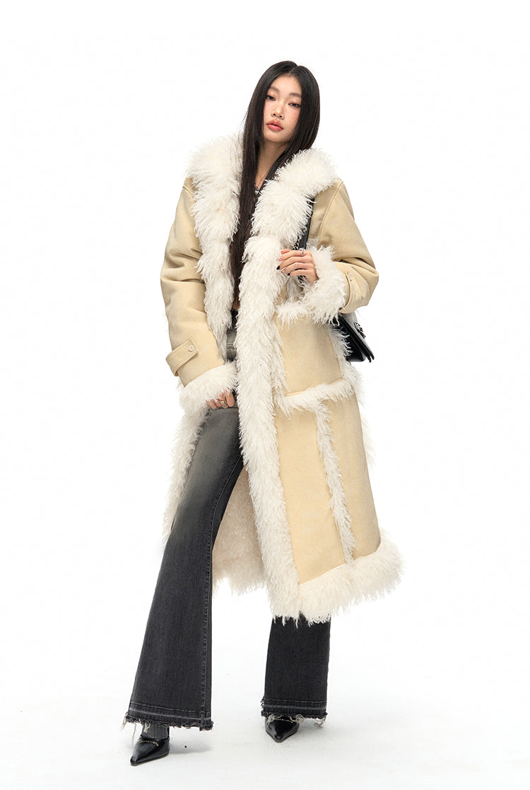 Secret Place Eco Friendly Two Sides Long Fur Coat – NAWS