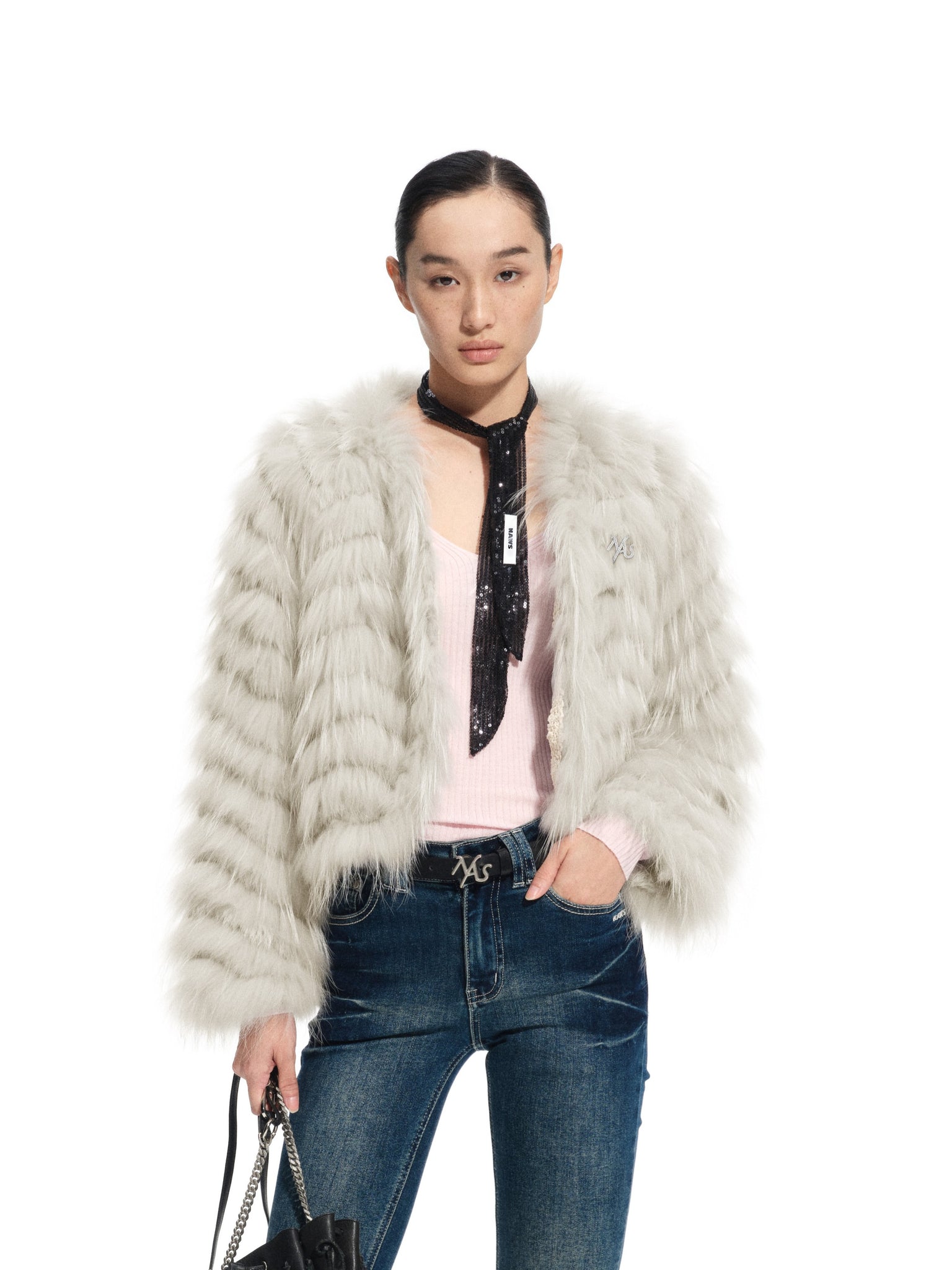 Bordeaux Fur Coat