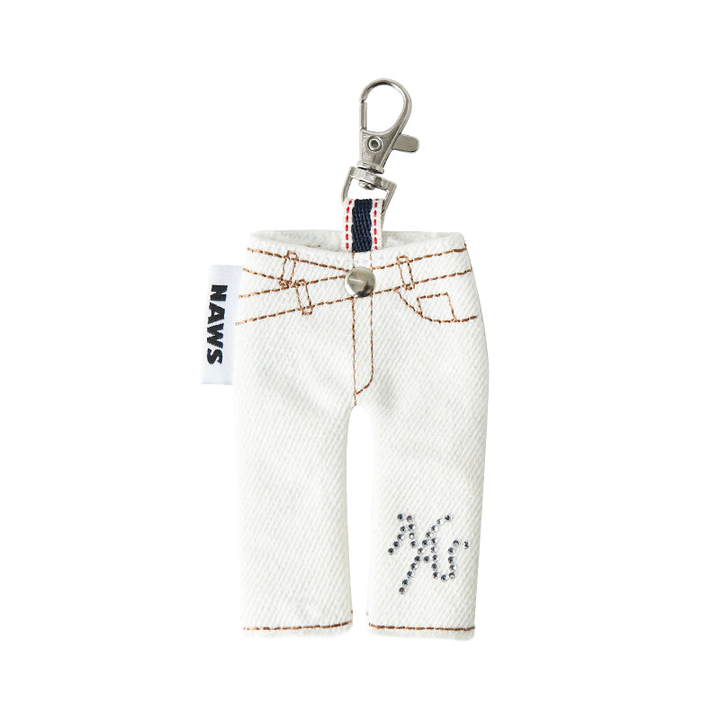 +5CM Jeans Style Bag Hanging Toy White