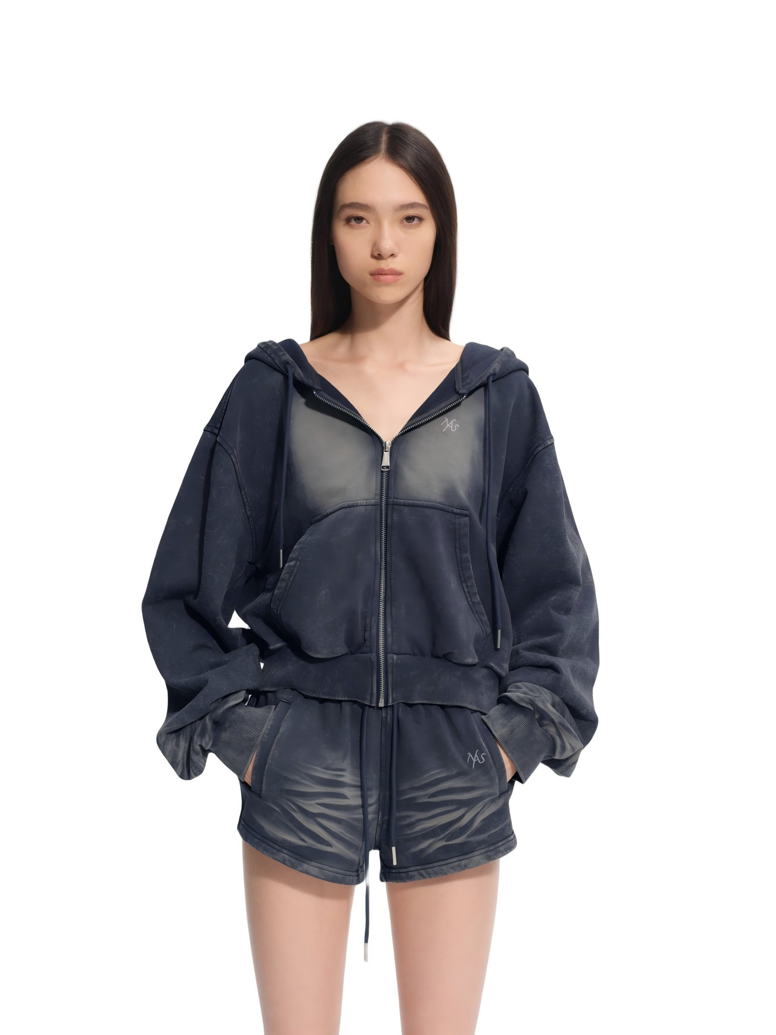 볼케이노 후드 스웨트셔츠 재킷