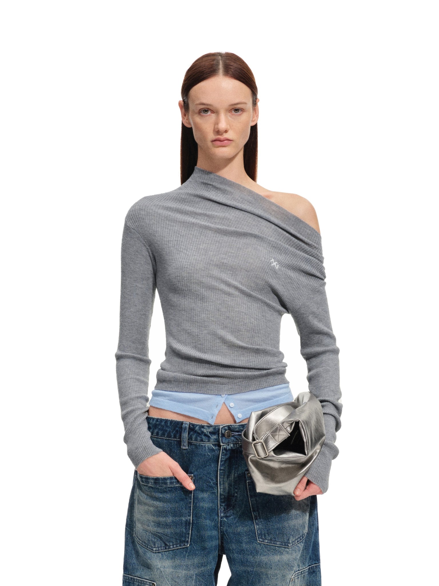 Blues Gray Neva Knitwear