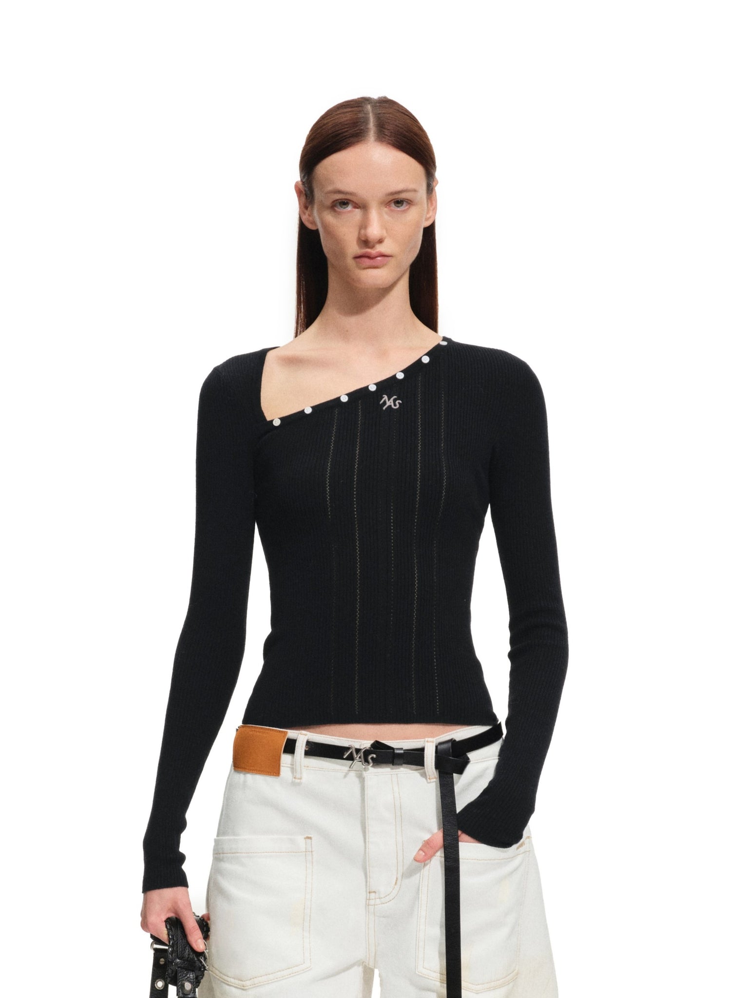 Obsidian Black Polar Knitwear