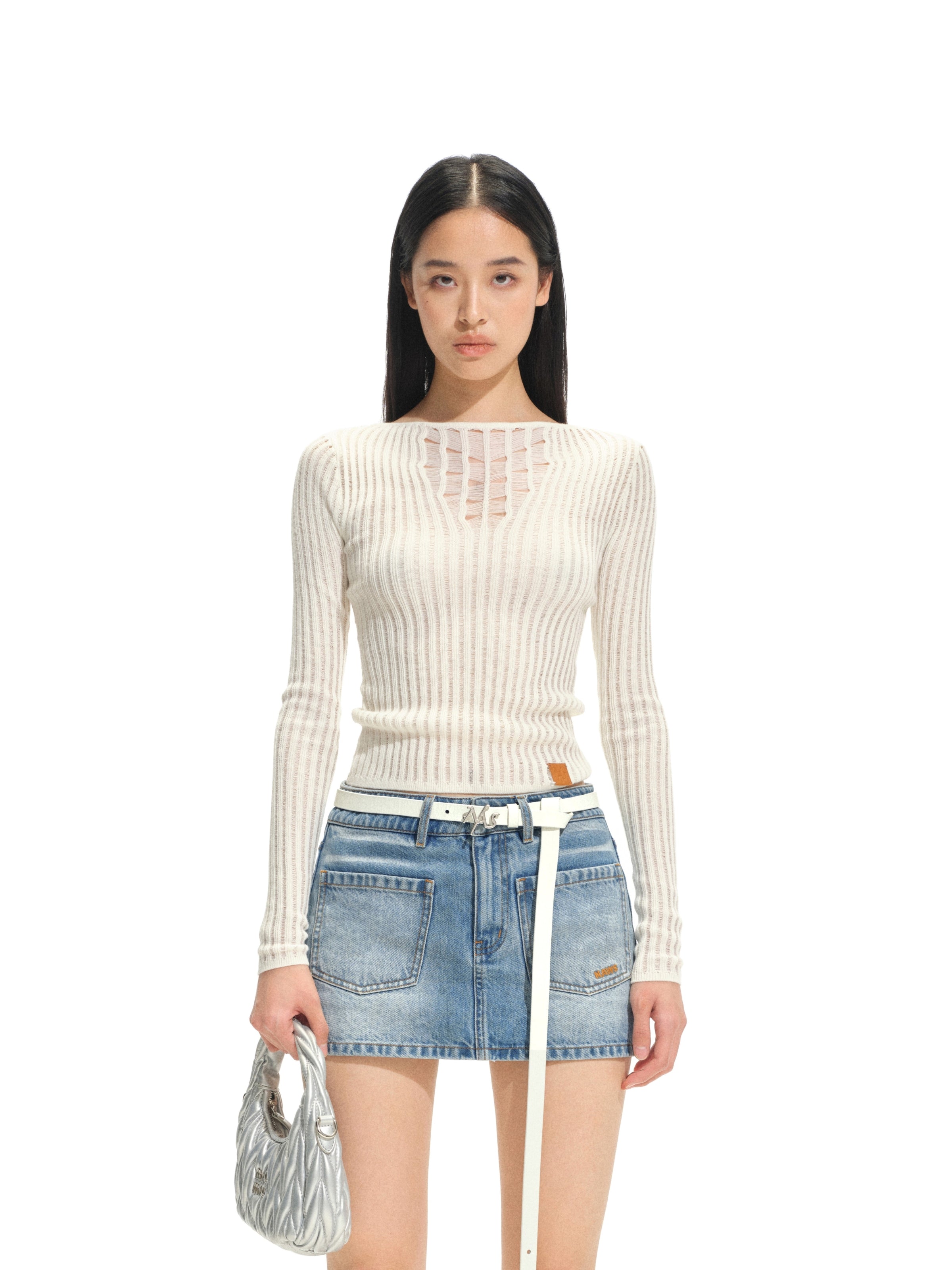 Cloud Frost White Ridge Knitwear – NAWS