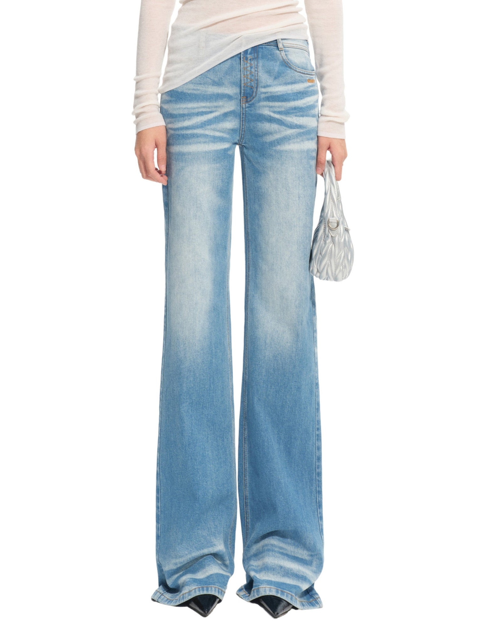 N4 Straight-Leg Jeans Glacier Blue