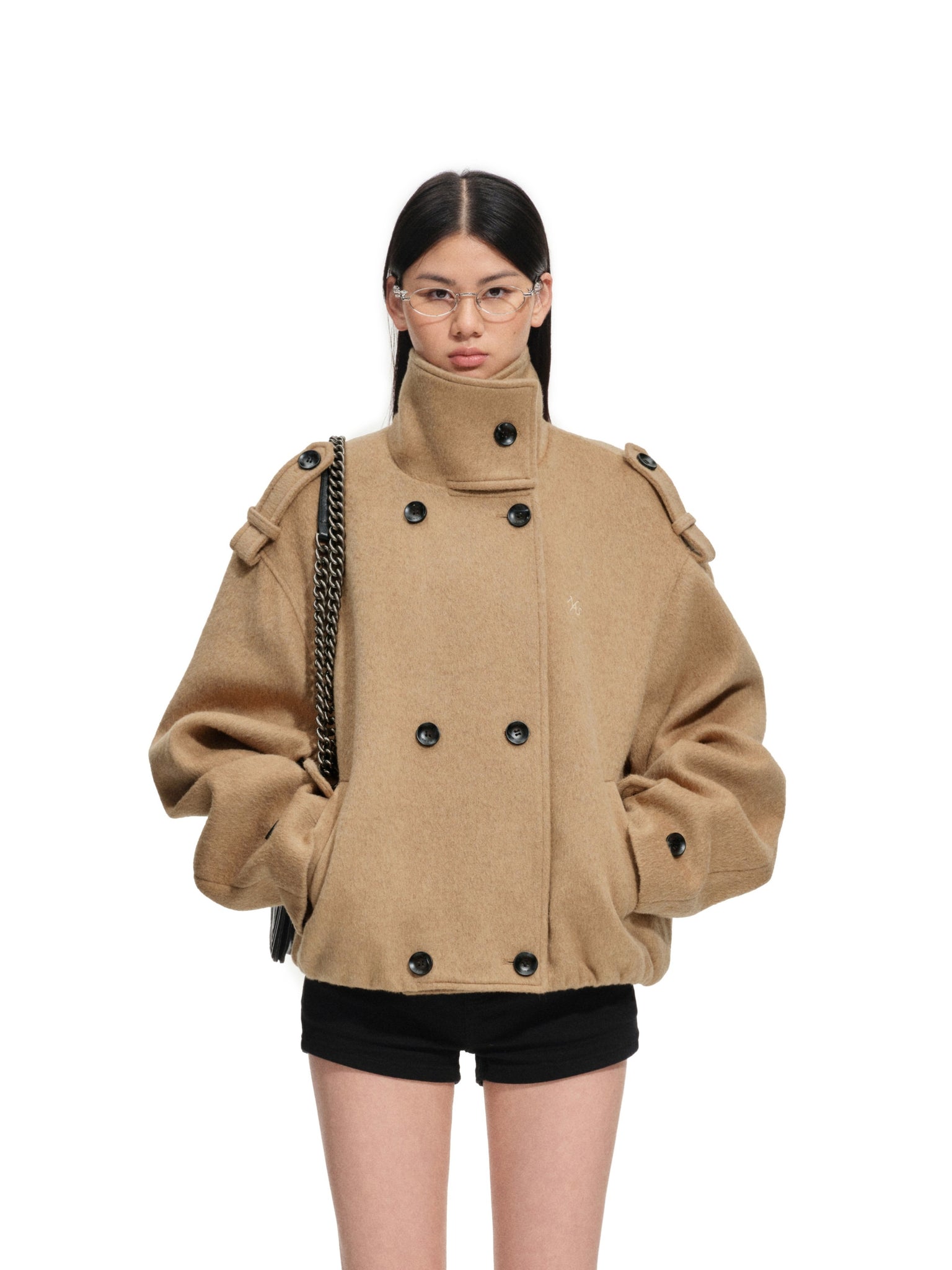 Rose Oversized Wollen Coat