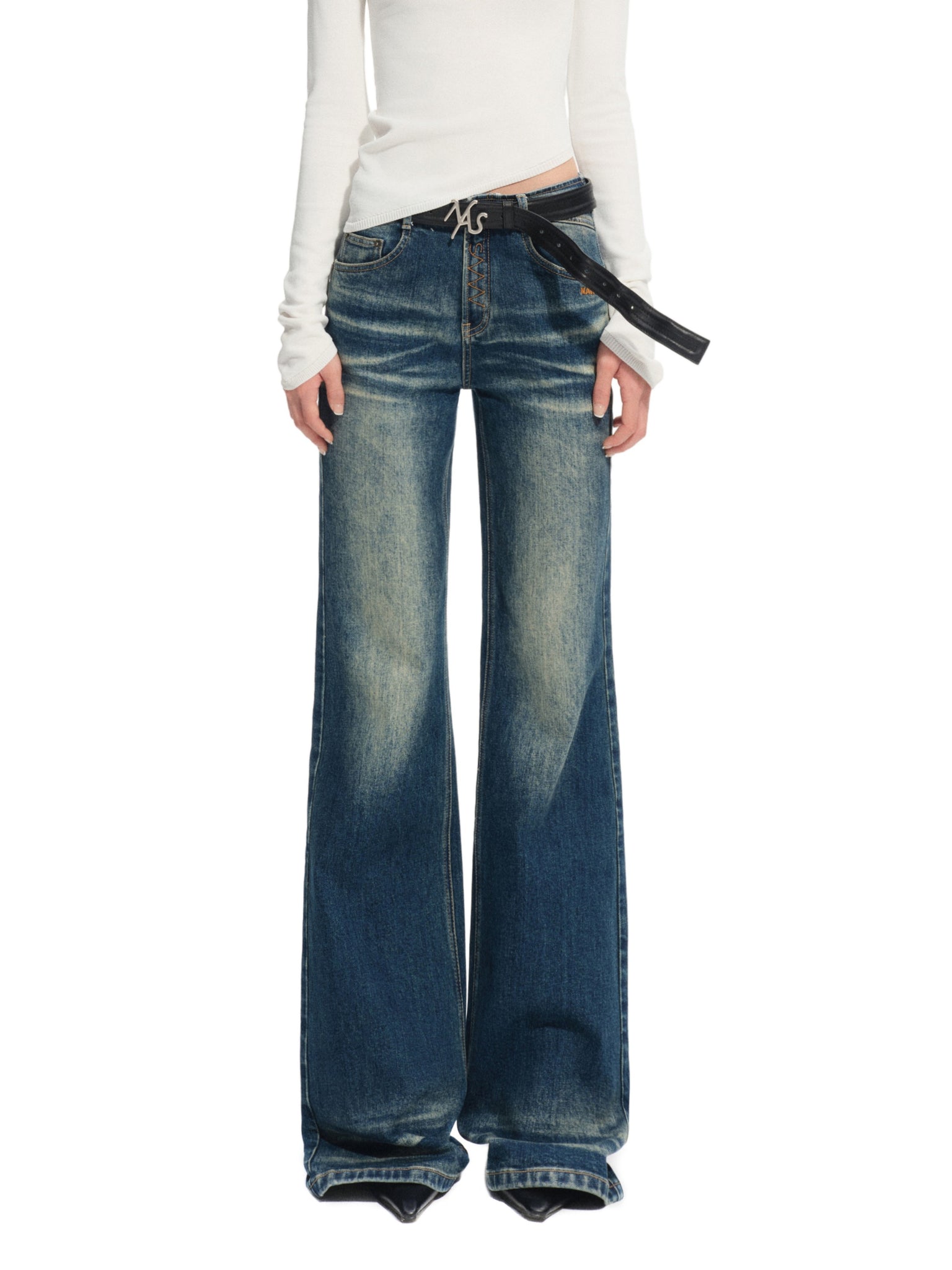 N4 Straight-Leg Jeans Prussian Blue